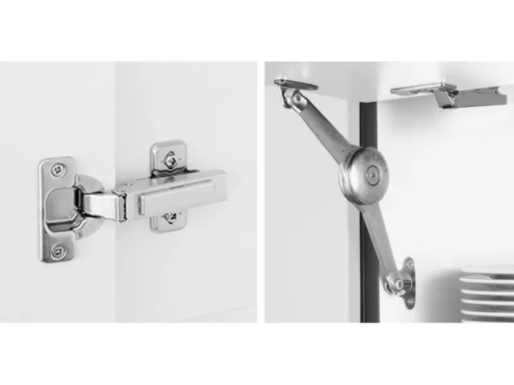 Discount Impuls Küchen Küchenzeile IBZ4215R4 215 cm Hochglanz ohne E-Geräte Rot