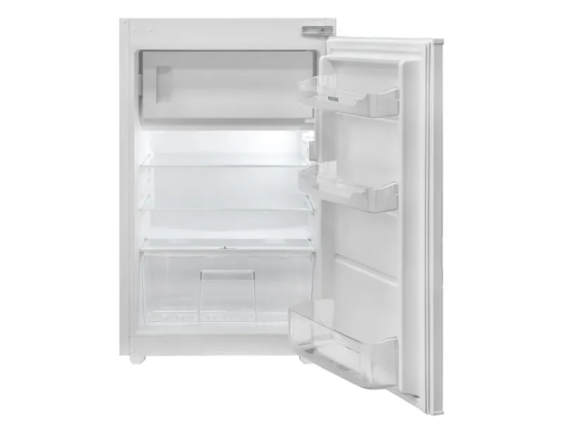 Hot Küchenzeile IKZ1260R5 260 cm Beton-Optik Natur mit E-Geräten Winkelküchen|Einbauküchen
