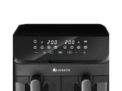 Clearance Juskys 2 Zonen Heißluftfritteuse 9L