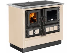 Clearance Justus Küchenofen Rustico 90 2.0 Stahl Creme 7 kW
