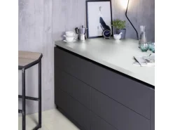 Best Kaindl Arbeitsplatte 260 cm x 60 cm x 2,8 cm Weiß