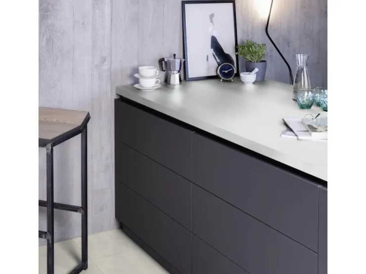 Best Kaindl Arbeitsplatte 260 cm x 60 cm x 2,8 cm Weiß