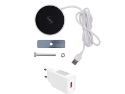 Haushaltsgeräte<kalb Qi Einbau Schnellladegerät Fast Charge 20W Wireless Induktion Charger Drahtlos Ladestation Für Smartphones und Zubehör