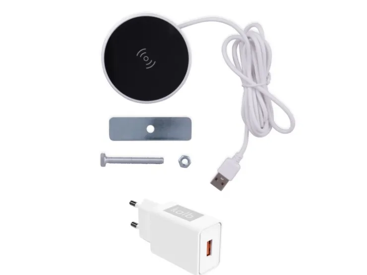 Haushaltsgeräte<kalb Qi Einbau Schnellladegerät Fast Charge 20W Wireless Induktion Charger Drahtlos Ladestation Für Smartphones und Zubehör