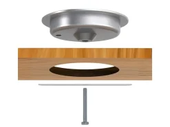 Haushaltsgeräte<kalb 15W Einbau Drahtlos Ladegerät USB-C Druchmesser 60mm Schnell Ladestation für Smartphones Möbel Induktion Schnellladegerät Wireless Charger Platio