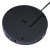 Outlet kalb 15W Unterbau Ladegerät Unsichtbar Durchmesser 85mm Induktive Ladestation Schwarz Montage Unter Möbelplatte Universell USB QC 3.0 Plug & Play Haushaltsgeräte