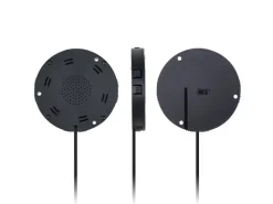 Outlet kalb 15W Unterbau Ladegerät Unsichtbar Durchmesser 85mm Induktive Ladestation Schwarz Montage Unter Möbelplatte Universell USB QC 3.0 Plug & Play Haushaltsgeräte
