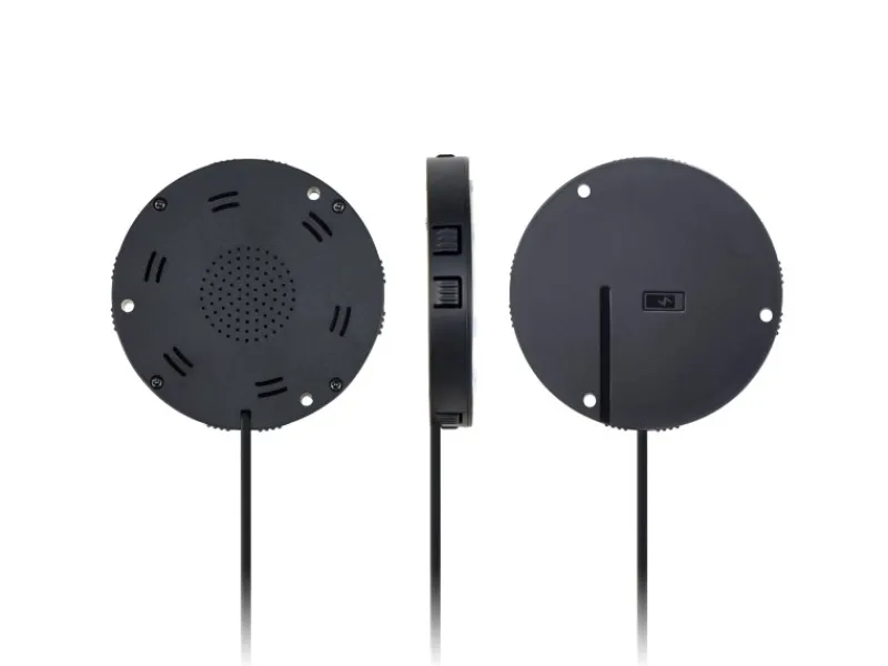 Outlet kalb 15W Unterbau Ladegerät Unsichtbar Durchmesser 85mm Induktive Ladestation Schwarz Montage Unter Möbelplatte Universell USB QC 3.0 Plug & Play Haushaltsgeräte