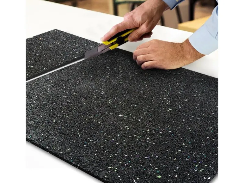 Antivibrationsmatte Schallschutzmatte nach Maß Stärke 1 cm 125 x 200 cm Gefrierschränke|Kühlschränke