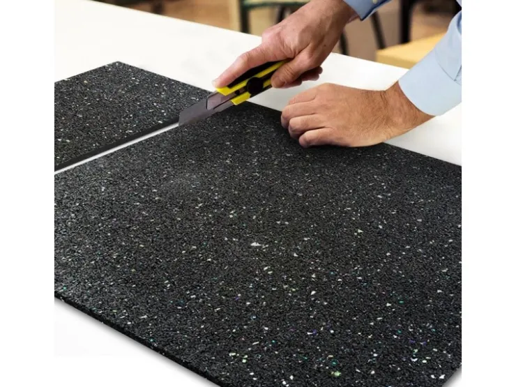 Clearance Karat Antivibrationsmatte Schallschutzmatte nach Maß Stärke 0,5 cm 125 x 1000 cm