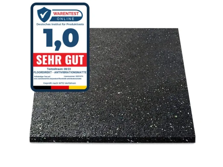 Clearance Karat Antivibrationsmatte Schallschutzmatte nach Maß Stärke 0,5 cm 125 x 1000 cm