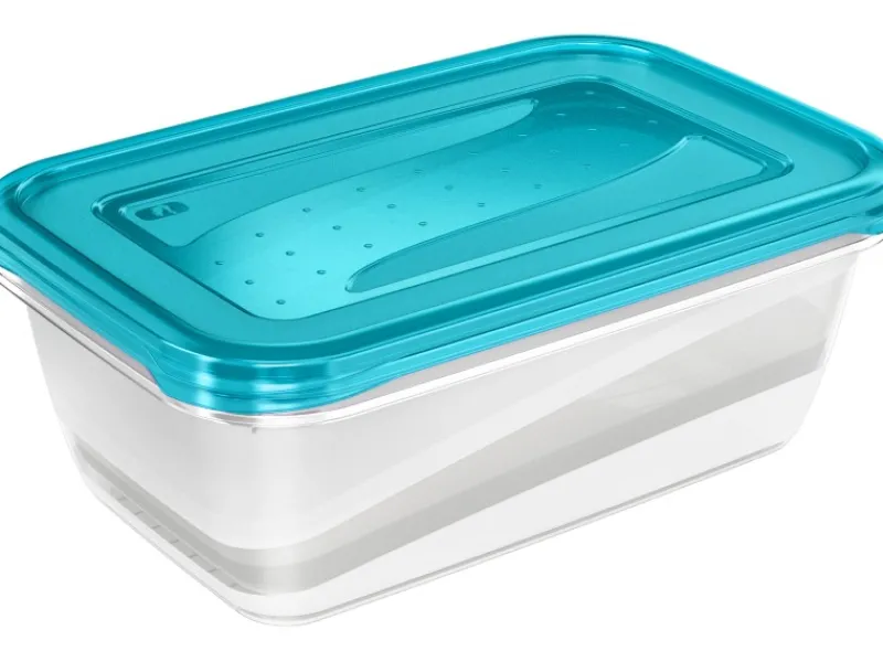 Sale Frischhaltedose Fredo Fresh Transparent-Blau 2 x 3,3 l Vorratsdosen|Vorratsbehälter