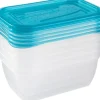Hot Keeeper Frischhaltedose Fredo Fresh Transparent-Blau 5 x  0,5 l