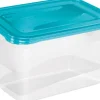 Best Frischhaltedose Fredo Fresh Transparent-Blau 2 x 2 l Vorratsbehälter|Vorratsdosen