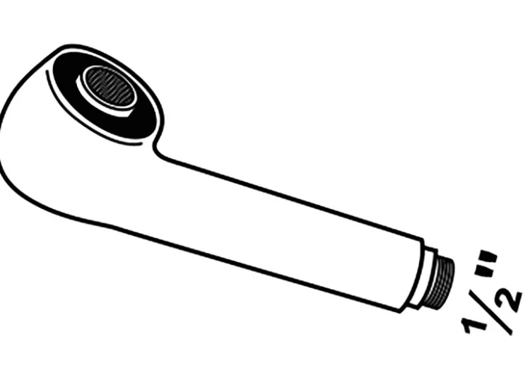 Online Kirchhoff Geschirrbrause für Hochdruck 13 mm (1/2") Chrom