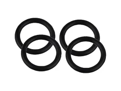 Kirchhoff Ersatzteile Küchenarmatur|Zubehör Für Küchenarmatur<O-Ring Gummi für Ventiloberteil 18 mm x 22 mm x 2 mm Schwarz 4 Stück