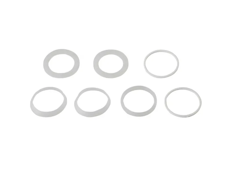 Clearance Kirchhoff Siphon-Dichtungsset Silikon für Spültisch Transparent 7 Stück