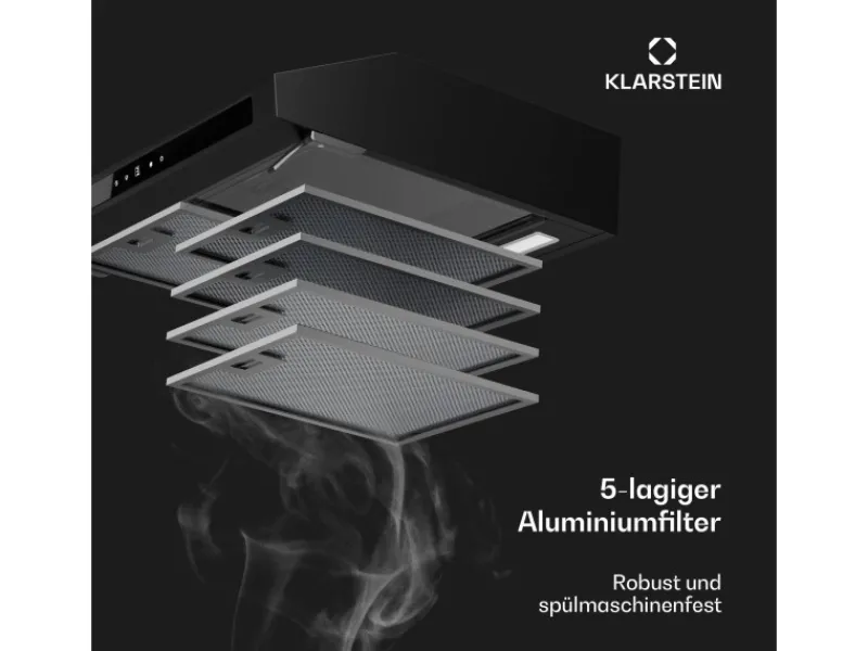 Best Purista Force Dunstabzugshaube Kompakt 384,8 m³/h EEK C Doppelmotortechnologie Inselhauben|Dunstabzugshauben-Filter