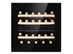 Clearance Klarstein Rhone 25 Duo Weinkühlschrank Kompression 2 Zonen 75 L 25 Flaschen