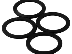 KÖRO Ersatzteile Küchenarmatur<TPE-Ring 30 mm x 39 mm x 2 mm 70 Sh.A 1 1/4" für 32 mm Siphons 4 Stück