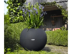 Lechuza Töpfe<® Übertopf Puro Ø 50 cm integriertes Erdbewässerungssystem Schiefergrau