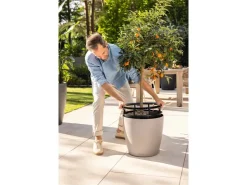 Outlet Lechuza ® Pflanzgefäß Classico Color Ls 43 Ø 43 cm Sandbraun