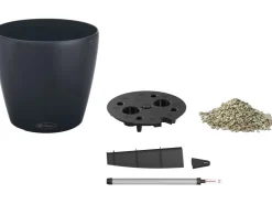 Lechuza Töpfe<® Pflanzgefäß Classico Color 43 Schiefer Ø 43 cm Grau