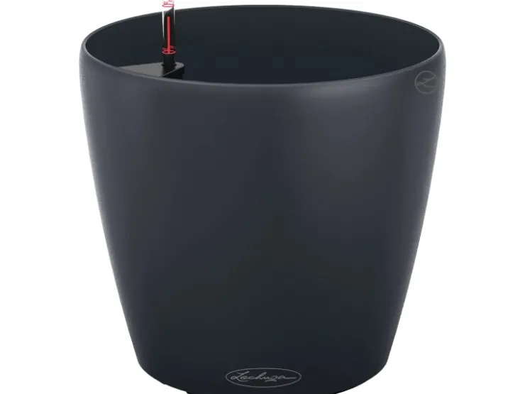 Lechuza Töpfe<® Pflanzgefäß Classico Color 28 Schiefer Ø 28 cm Grau