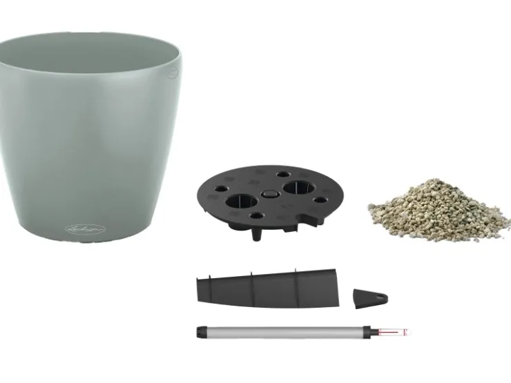 Lechuza Töpfe<® Pflanzgefäß Classico Color Eco 18 Ø 19 cm Hellgrau