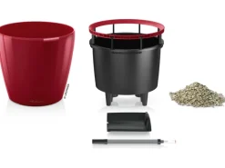 Sale ® Pflanzgefäß Classico Premium LS Ø 22 cm x 21 cm Scarlet hochglanz Töpfe