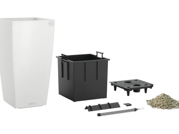 Lechuza Töpfe<® Pflanzgefäß Cubico Color 40 40 cm x 40 cm Weiß