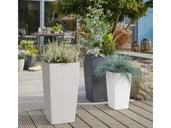 Lechuza Töpfe<® Pflanzgefäß Cubico Color 30 30 cm x 30 cm Weiß
