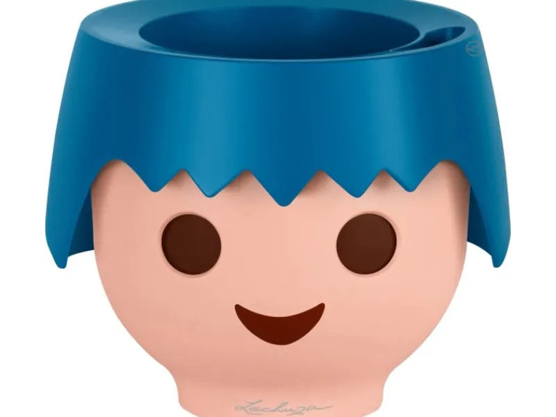 New ® Pflanzgefäß Ojo 21 cm x 21 cm x 16 cm Ocean Blue Töpfe