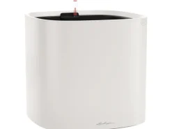 Lechuza Töpfe<® Pflanzgefäß Pila Color Planter 35 cm x 35 cm x 33 cm Licht Grau