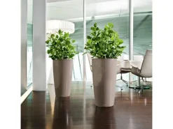 ® Pflanzgefäß Rondo Premium Ø 33 cm x 56 cm hochglanz Töpfe