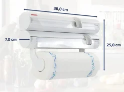 Sale Wandrollenhalter Rolly Mobil Folienschneider Schneidabroller Küchenhelfer