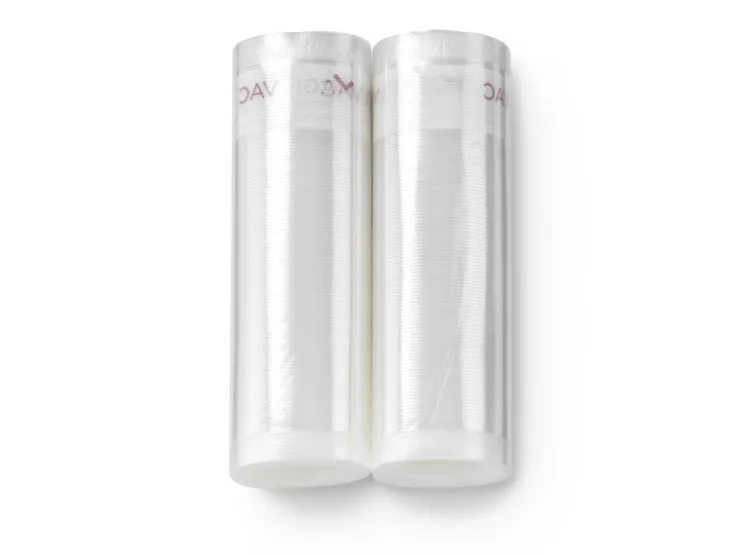 Magic Vac Haushaltsgeräte|Gefrierschränke<Vakuumierfolienrollen ACO1026 mit Label 20 cm x 600 cm 2 Stück