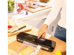 Outlet Vakuumiergerät Compact Schwarz Haushaltsgeräte|Gefrierschränke