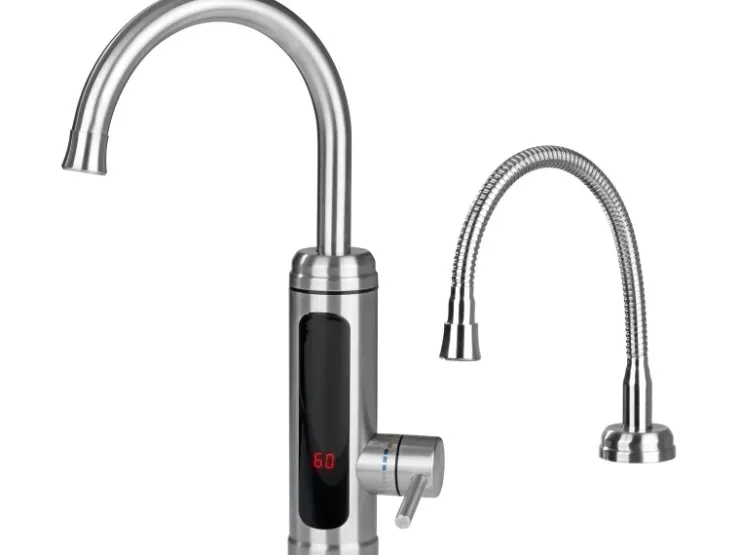 Durchlauferhitzer|Zubehör Für Küchenarmatur<Maxxmee Warm und Kaltwasserarmatur mit integrierter Heizspirale Edelstahl 3600 W