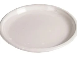 Best M Collections Untertopf Saucer Glazed 34 cm x 34 cm Weiß