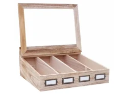MCW Kücheninseln|Küchenregale<Besteckkiste C25 Naturbraun