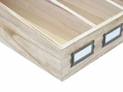 MCW Kücheninseln|Küchenregale<Besteckkiste C25 Naturbraun