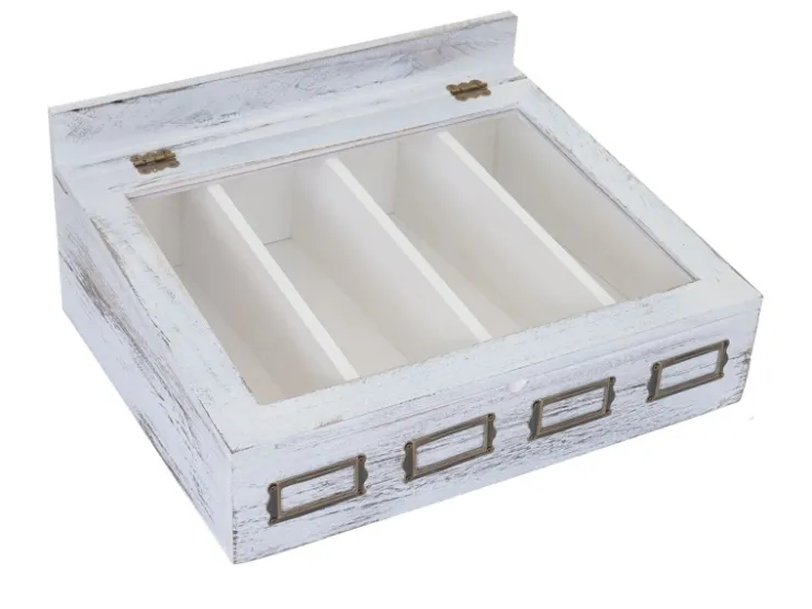 Discount MCW Besteckkiste C25 Shabby Weiß
