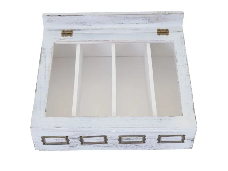 Discount MCW Besteckkiste C25 Shabby Weiß