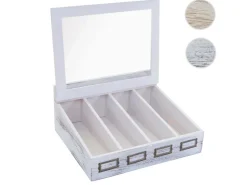 Discount MCW Besteckkiste C25 Shabby Weiß