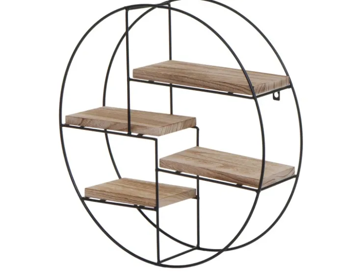 Discount MCW Wandregal K76 45x45x11cm Natur