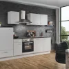 Sale Menke Küchenzeile White Classic 270 cm Weiß-Marmor-Optik