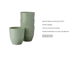 Best Silueta Becher 200 ml 4er Set Nordic Geschirr