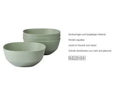Hot Silueta Schalen 750 ml 4er Set Nordic Vorratsdosen