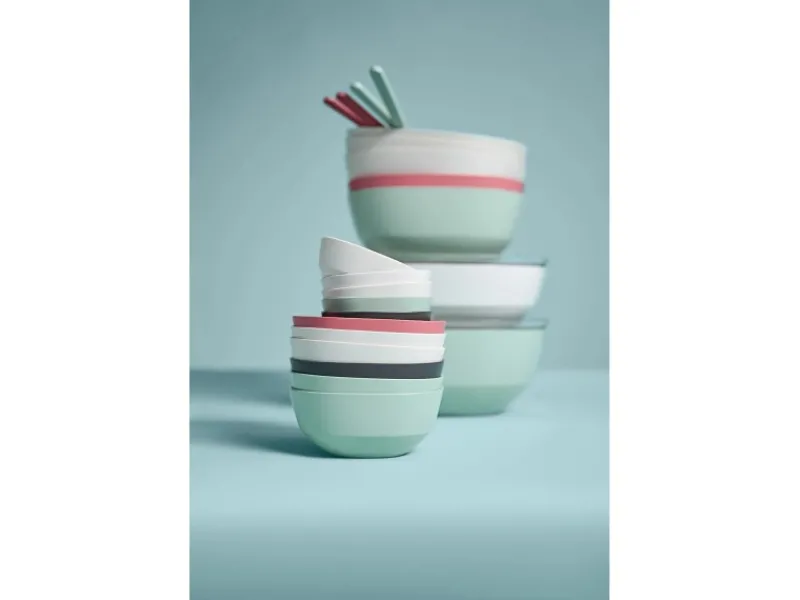 Discount Silueta Schalen 750 ml 4er Set Nordic White Vorratsdosen|Geschirr